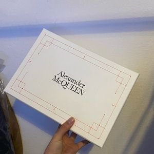 ALEXANDER McQueen black and blue purse